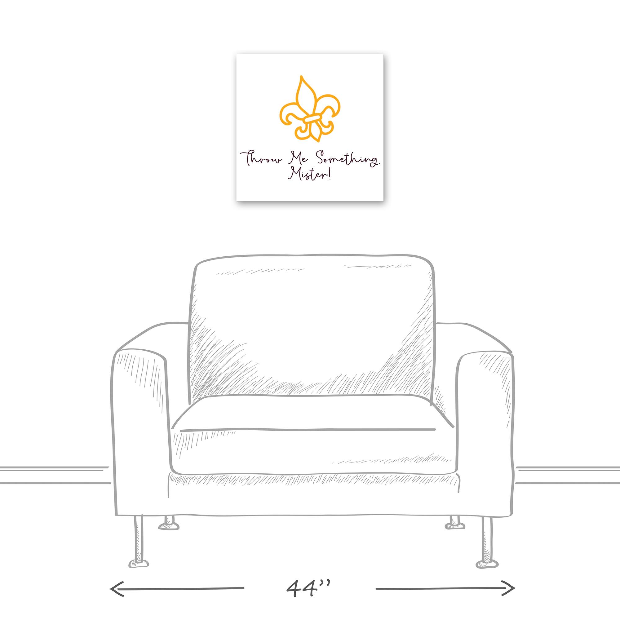 Throw Me Something Canvas Wall Art